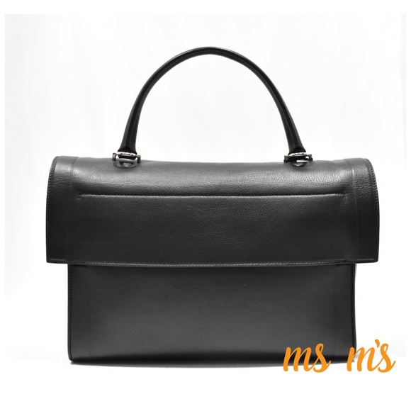 NWT GIVENCHY large black leather Shark tote - Picture 4 of 8